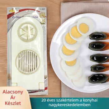 2-az-1-ben tojásvágó és szeletelő