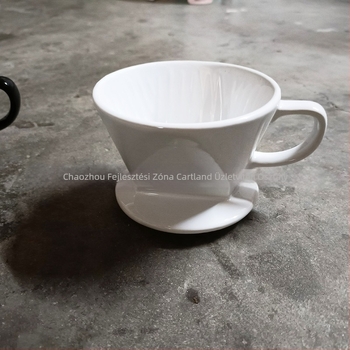 Porcelános kézi készítésű drip kávéscsésze, 2–4 adaghoz, papírfilter nélkül, kávézók számára