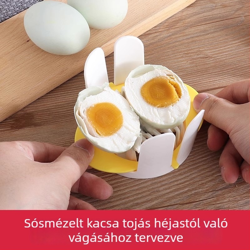 Családi és kereskedelmi tojásvágó, többfunkciós tojásvágó, félbevágó funkcióval