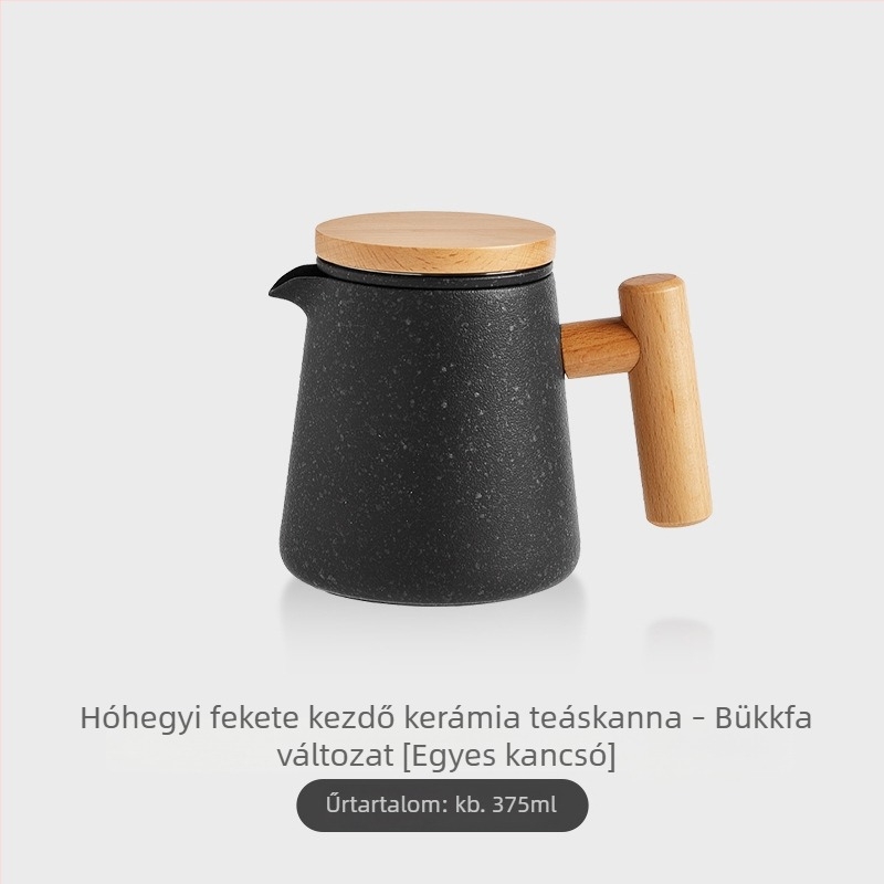 Kerámiás teáskanna otthoni teázáshoz, kiváló Kung Fu teáskészlet, egy kanna tea- és víz elválasztással