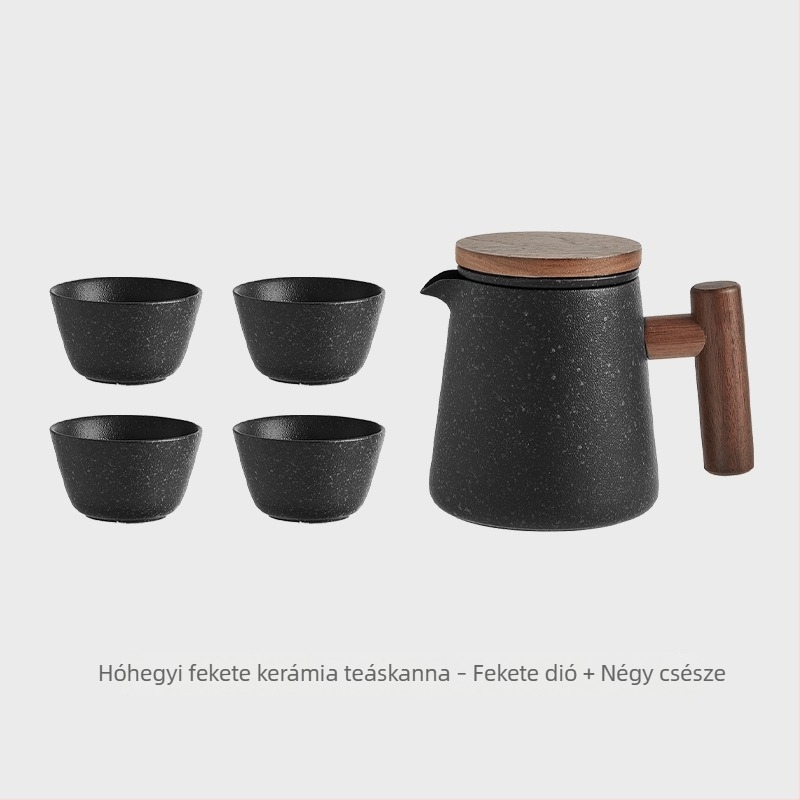 Kerámiás teáskanna otthoni teázáshoz, kiváló Kung Fu teáskészlet, egy kanna tea- és víz elválasztással