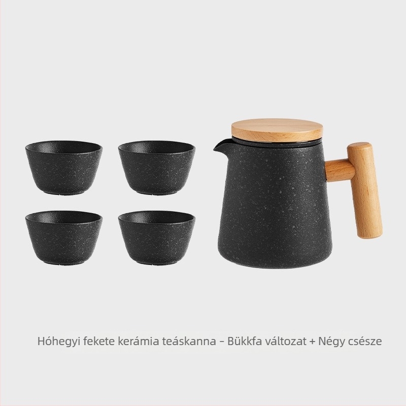 Kerámiás teáskanna otthoni teázáshoz, kiváló Kung Fu teáskészlet, egy kanna tea- és víz elválasztással