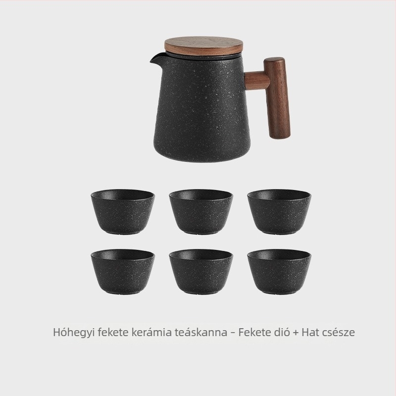 Kerámiás teáskanna otthoni teázáshoz, kiváló Kung Fu teáskészlet, egy kanna tea- és víz elválasztással
