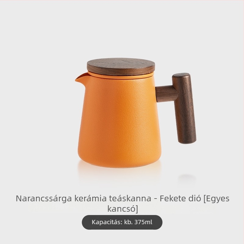 Kerámiás teáskanna otthoni teázáshoz, kiváló Kung Fu teáskészlet, egy kanna tea- és víz elválasztással