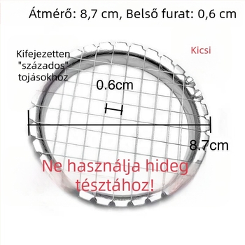 Kézi, multifunkcionális konyhai vágóeszköz zöldségek csíkokra vágására és tojásvágásra
