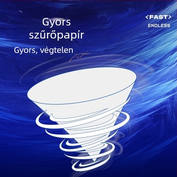 Lyocell kávéfilter V60-hoz, papírtölcsér a gyors csepegtetéshez