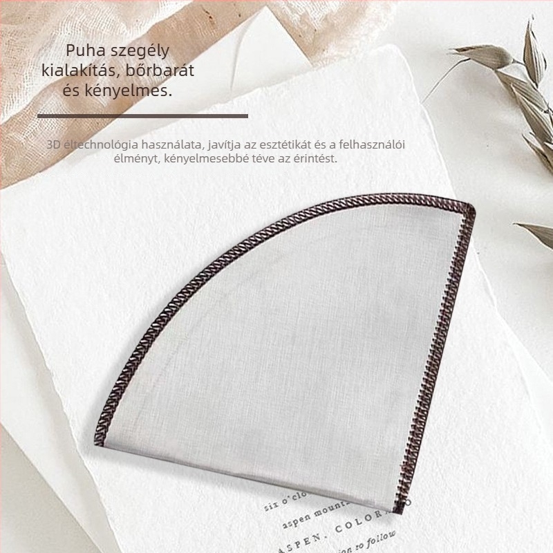 Újrahasználható V60 kávé pour-over szűrő, rozsdamentes acélból, papírmentes