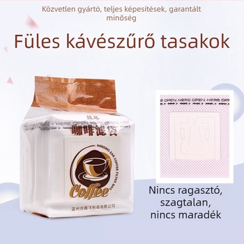 Zhanfei füllel ellátott kávéfilter zacskók, japán szűrőpapírral, élelmiszer-minőségű, méret 75×90 mm