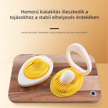 Többfunkciós tojásvágó és szeletelő – Kreatív tojásvágó és szeparátor a tojásokhoz