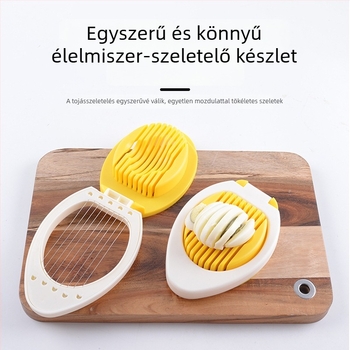 Többfunkciós tojásvágó és szeletelő – Kreatív tojásvágó és szeparátor a tojásokhoz