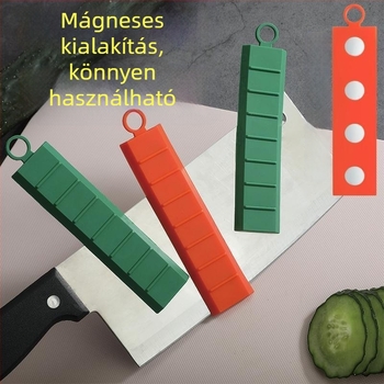Mágneses tapadásmentes zöldségvágó kés háztartási használatra, burgonyaszeletek vágásához