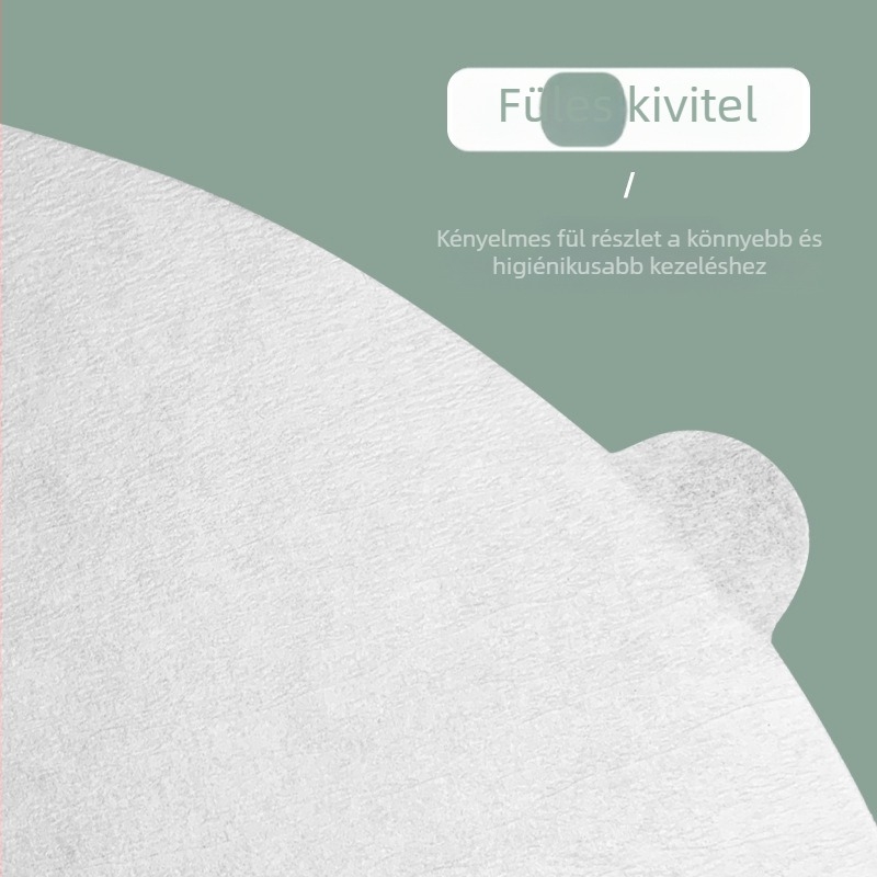 Huilaimei V60 kávéfilter papír, fehérített, 100 db, 2–4 bögréhez, pour-over szűrő