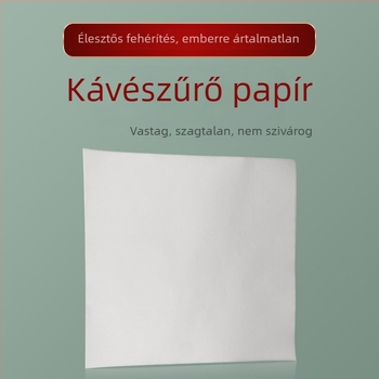 CHEMEX kávéfőző filterpapír, négyzet alakú, 30×30 cm, fehérített fa cellulózból, kézi leöntéshez