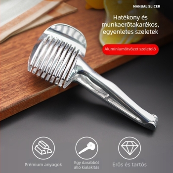 Multifunkcionális szeletelő citromhoz, paradicsomhoz és tojásokhoz