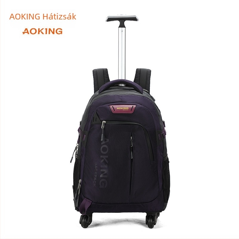 Aowang üzleti görgős hátizsák, uniszex utazó hátizsák, vízálló nejlon, 20 hüvelykes, 36–55 liter
