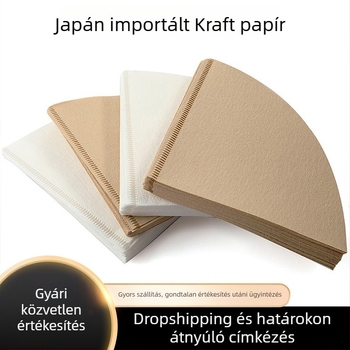 Kávéfilterpapír és szűrőháló pour-over készülékhez, V60 szűrőcsésze