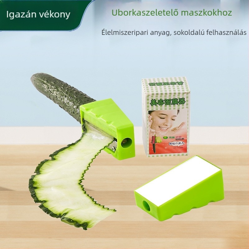 Uborkamaszk felhordó és szeletelő – multifunkcionális szépségápolási eszköz