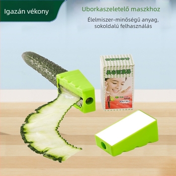 Ultra vékony uborkaszeletelő és arcmaszk felhordó eszköz