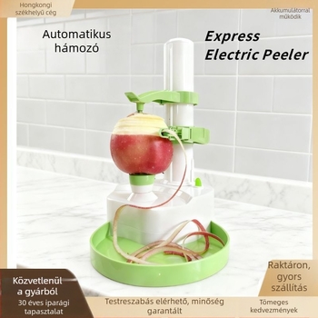Elektromos gyümölcs- és zöldségpucoló, teljesen automata, multifunkcionális, burgonya- és alma hámozó