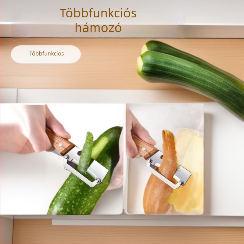 Többfunkciós hámozó kés gyümölcsök és zöldségek, például krumpli és ananász hámozására