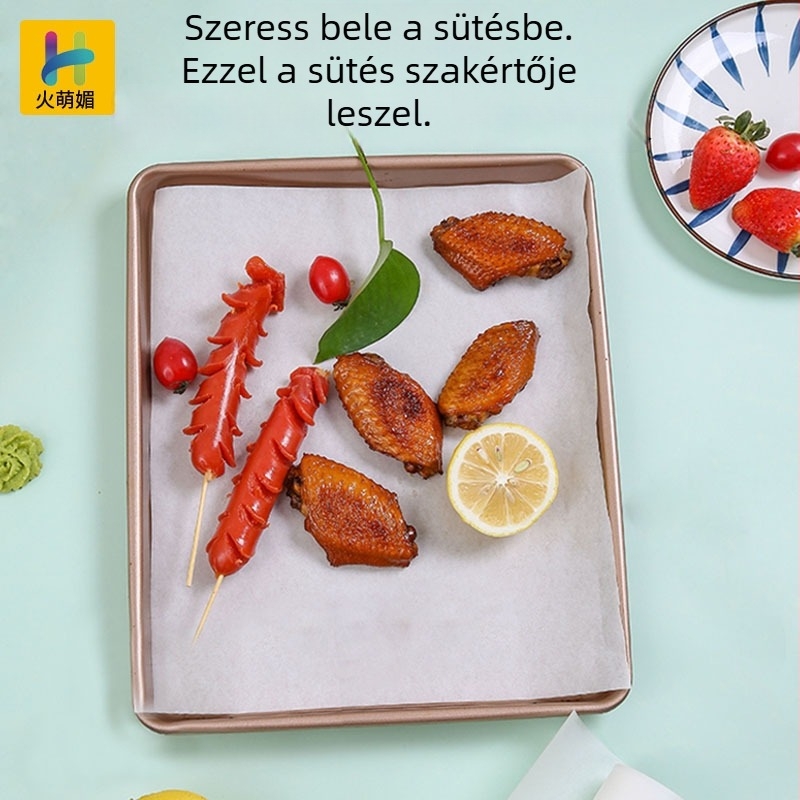 Szilikon bevonat sütőpapír sütőhöz és grillhez – tapadásmentes, olajálló, kekszekhez, tortákhoz és süteményekhez