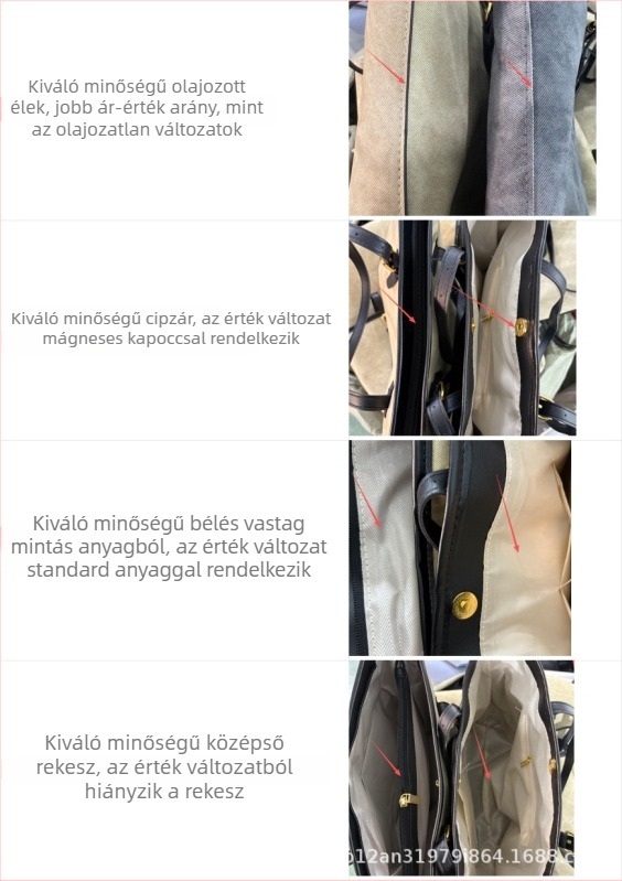 Őszi–téli új modell egyetemistáknak tote táska, hétköznapi vállon viselhető, nagy kapacitású