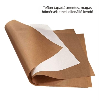 PTFE bevonatú szilikon sütőpapír – magas hőmérsékletű sütéshez, sütőedényekhez, tapadásmentes