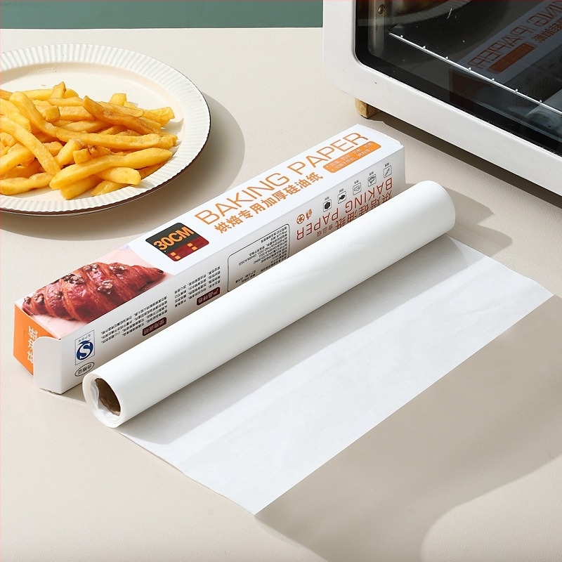 Kétoldalas szilikonos sütőpapír, sütőbe használható, tapadásmentes, 40 g/m²