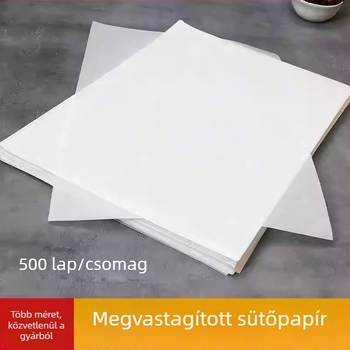 PE-bevonatú sütőpapír, sütőformázókhoz, tészták, kenyér és torták, tapadásmentes sütőpapír