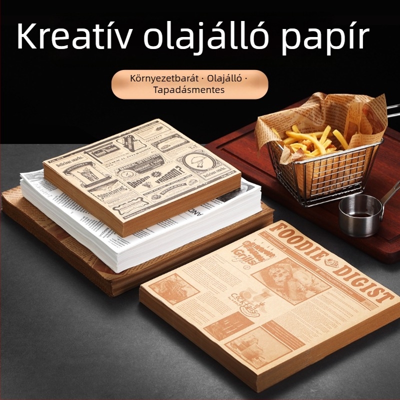 Élelmiszer-minőségű szilikon bevonat sütőpapír, tapadásmentes, sütéshez