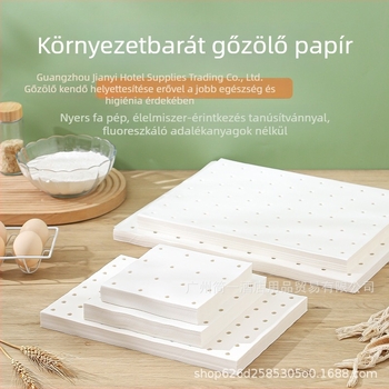 Gőzölőpapír – téglalap és négyzet alakú, nem tapadó, szilikonos bevonattal