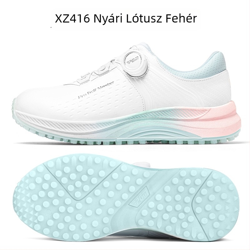 PGM női golfcipő nyárra, vízálló, csúszásmentes, könnyű, ütéscsillapító