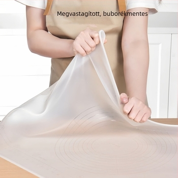 80×60 cm platina-szilíkon dagasztó matrac, kiemelt, vastagabb széle
