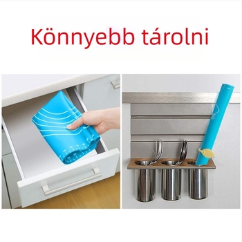 70×70 cm élelmiszer-minőségű szilikon gyúró- és nyújtófelület, nem tapad, vastagított, csúszásmentes
