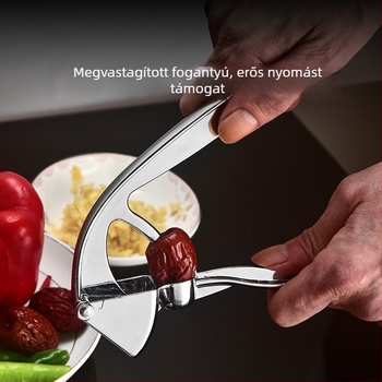 Többfunkciós fokhagymaprés és hámozó, kézi szeletelő és törő fokhagyma, alumíniumötvözet