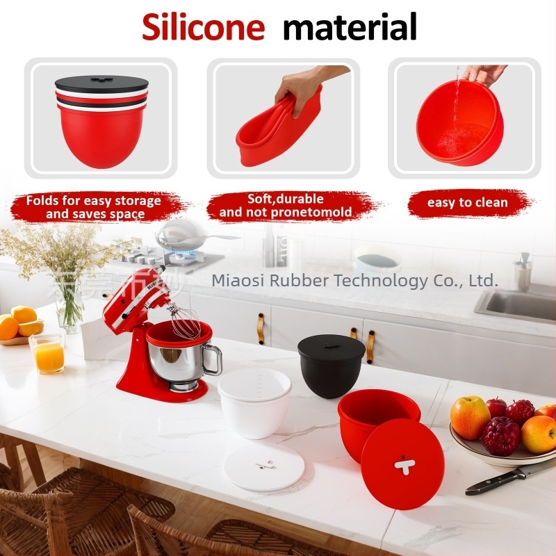 Új szilikon tál belső bevonat KitchenAid 4.5–7 Qt álló mixerhez