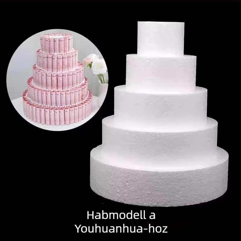 Habos torta modell fondant díszítéséhez, sütőforma, habalap, snacktorony 4–12 hüvelyk