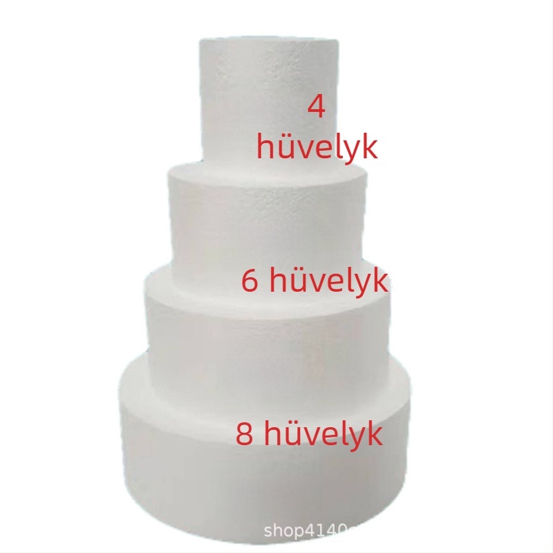 Habos torta modell fondant díszítéséhez, sütőforma, habalap, snacktorony 4–12 hüvelyk