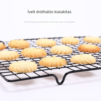 Csipkés torta fordított hűtőrács, nem tapadó sütőhálóval, kis méret