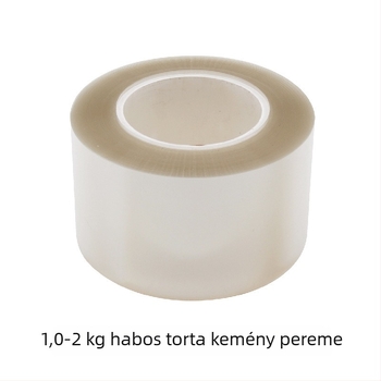 Átlátszó öntapadós mousse-szegély meztelen tortához