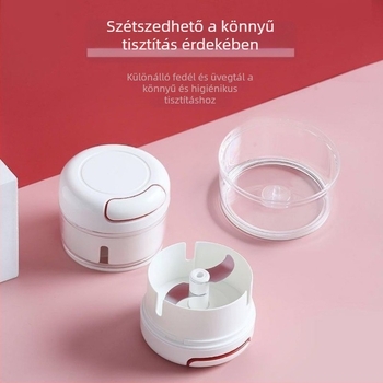Kézi fokhagyma nyomó, mini méretű