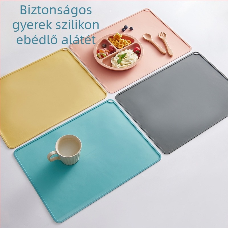Sűrített szilikonból készült dagasztó- és nyújtó matrac, tapadásmentes, nagy méretű, élelmiszer-biztonságú