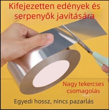 Konyhai vízálló és olajálló matricák, alumíniumfóliás matricák a mosogató és a pult sarkainak tömítésére