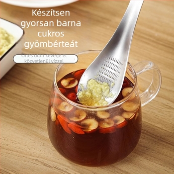 430 rozsdamentes acél fokhagyma- és gyömbér grinder, konyhai eszköz