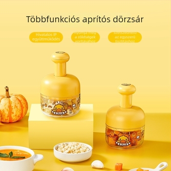 Mini kézi fokhagyma prés és zúzó