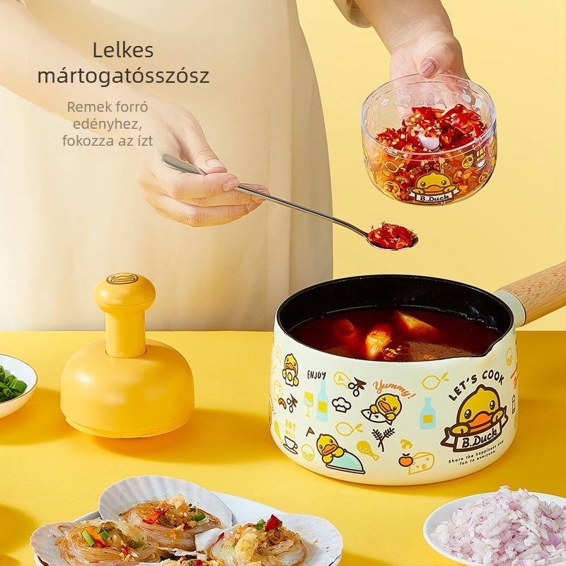 Mini kézi fokhagyma prés és zúzó
