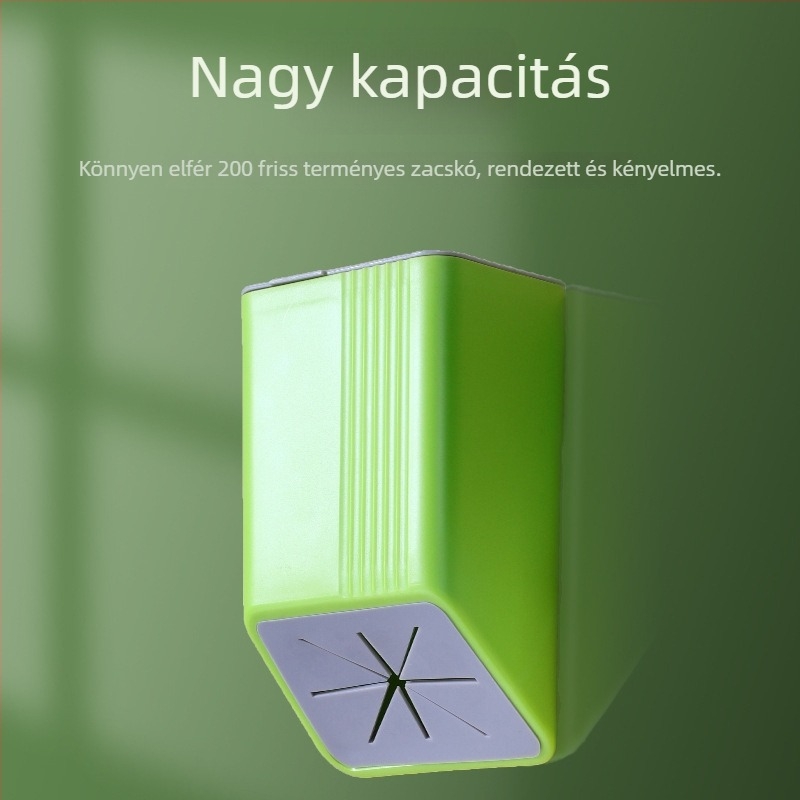 Szilikonból készült falra szerelhető fóliatartó a konyhába