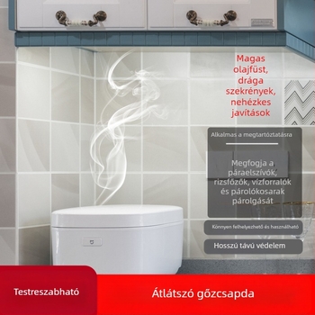 Fali szerelésű szekrény vízgőzvédő pajzs; konyhai olajfüst elválasztó; olajálló panel; kondenzáció elleni védelem rizsfőzőhöz