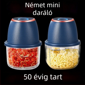 Fokhagymaőrlő fedéllel, otthoni használatra – többfunkciós eszköz fokhagyma, chili paszta és hús készítéséhez