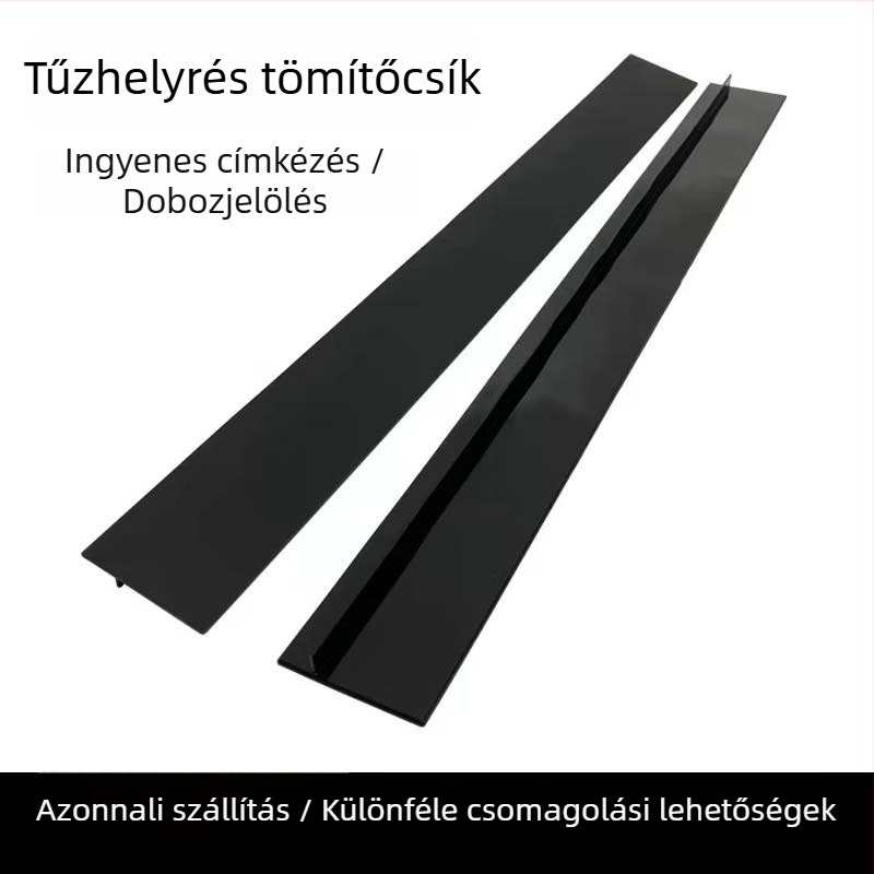 Silikon sáv a konyhai rések tömítésére, vízálló, szennyeződés-ellenálló, hőálló, többfunkciós tömítőcsík a tűzhely és a munkalap közötti résekhez